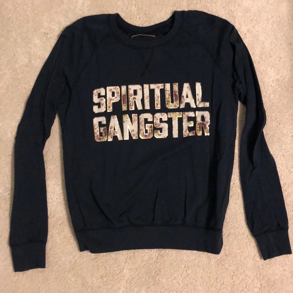 Thin sweatshirt, navy blue